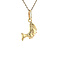 vintage Gouden vintage Nefertiti hanger 14 krt