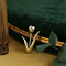 vintage Gouden vintage tulp hanger 14 krt