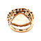 vintage Pomellato arabesque ring with smoky quartz 18 kt