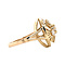 vintage Gouden vintage entourage ring met diamant 14 krt