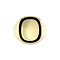 vintage Gold vintage signet ring with onyx 14 kt