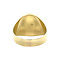 vintage Gold vintage signet ring with onyx 14 kt