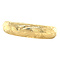 vintage Gouden vintage bangle met gravure 14 krt