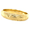 vintage Gouden vintage bangle met gravure 14 krt