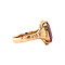 vintage Roségouden vintage ring met amethist 14 krt