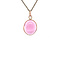 vintage Rose vintage pendant with coloured stone 12 carat