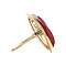 vintage Gouden vintage ring met carneool 14 krt