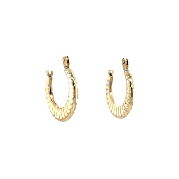 vintage Fantasie vintage oorringen 9 krt