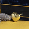 vintage Gouden vintage hart medaillon met gravure 14 krt