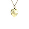vintage Gold vintage heart locket with engraving 14 kt