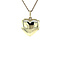 vintage Gold vintage heart locket with engraving 14 kt