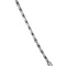 vintage Witgouden vintage entourage collier met diamant en smaragd hanger 14 kt