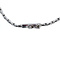 vintage Witgouden vintage entourage collier met diamant en smaragd hanger 14 kt