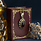 vintage Gouden vintage hanger met granaat 14 kt