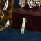 vintage Gouden vintage hanger met smaragd en diamant 14 kt