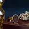 vintage Gouden vintage zegelring met carneool 14 kt