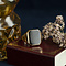 vintage Gouden vintage zegelring met onyx 14 kt
