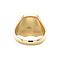 vintage Gouden vintage zegelring met onyx 14 kt