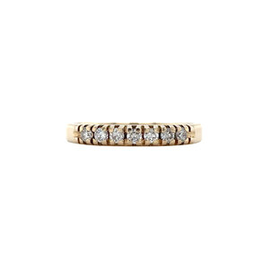 Gold ring with diamond 14 kt