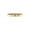 vintage Gouden vintage rij ring met diamant 14 kt