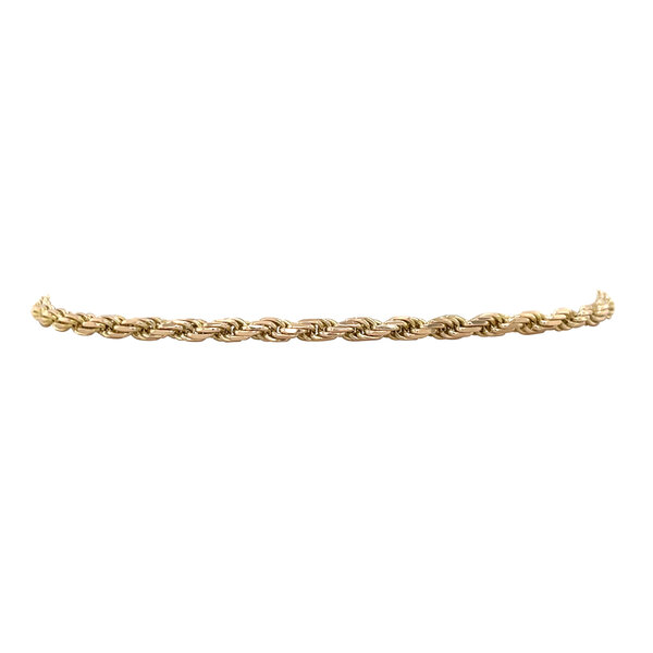 vintage Gouden vintage koord armband 14 kt