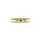 vintage Gold vintage row ring with ruby, sapphire, agate and zirconia 14 kt