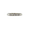 vintage Witgouden vintage rijring met diamant 14 kt