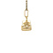 vintage Gouden vintage auto hanger 14 kt
