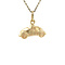 vintage Gouden vintage auto hanger 14 kt