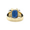 vintage Gold vintage ring with sapphire and diamond 14 kt