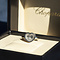 vintage Witgouden vintage Chopard Happy Diamonds ring met diamant 18 kt