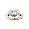 vintage Witgouden vintage Chopard Happy Diamonds ring met diamant 18 kt