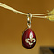 vintage Gouden vintage Fabergé hanger 18 kt