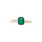 vintage Gold vintage ring with emerald 14 kt