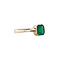 vintage Gold vintage ring with emerald 14 kt