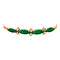 vintage Golden vintage bracelet with jade and diamond 20 kt