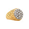 vintage Gold vintage ring with diamond 18 kt