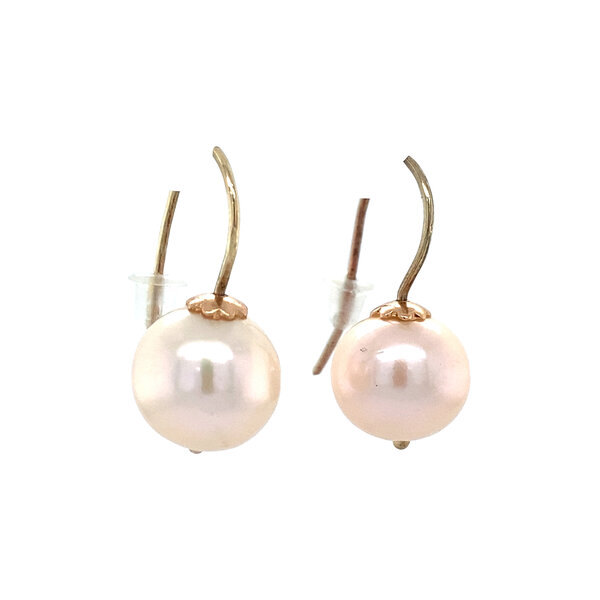 vintage Vintage parel oorhangers 12 kt