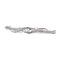 vintage Witgouden bangle met diamant 14 kt