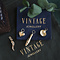 vintage Golden vintage pendant cross 14 kt