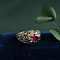vintage Vintage rosé ring met robijn 12 krt