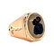 vintage Golden vintage ring with agate 14 kt