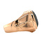 vintage Gouden vintage ring met agaat 14 krt
