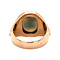 vintage Golden vintage ring with agate 14 kt