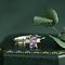vintage Gold vintage ring with amethyst and diamond 14 kt