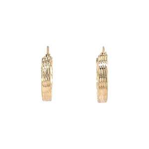 Golden fantasy earrings 14 kt