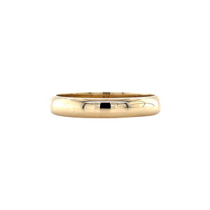 Gouden gladde ring 14 krt
