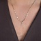 vintage Gold vintage letter U pendant with diamond 14 kt