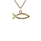 vintage Golden vintage ichthus fish pendant 14 kt