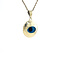 vintage Golden vintage evil eye pendant 14 kt